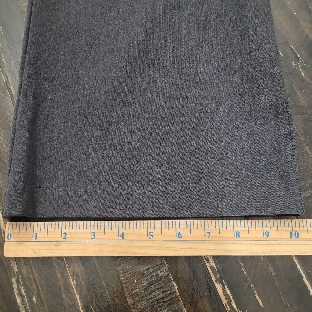 New St. John's Bay Women's Bi-Stretch Pants Charcoal Heather 24W Business Casual - Picture 8 of 11